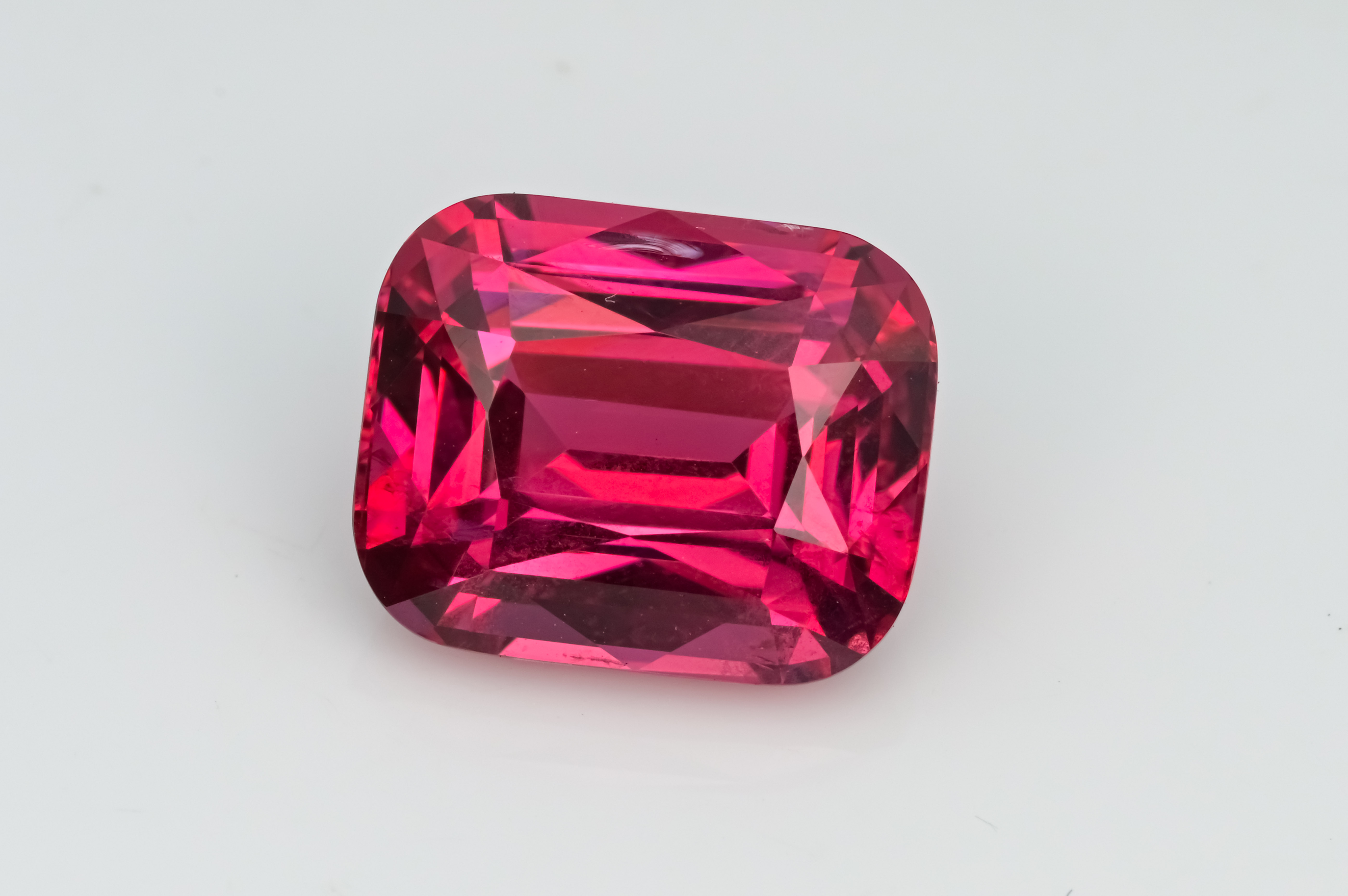 7.488 Crt Vivid Pinkish Red Spinel from Mahenge, Tanzania alternate view